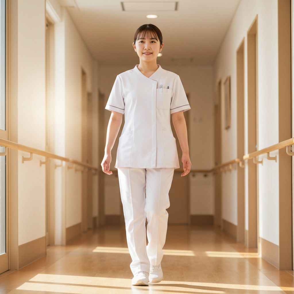 新しい一歩を踏み出す介護スタッフ